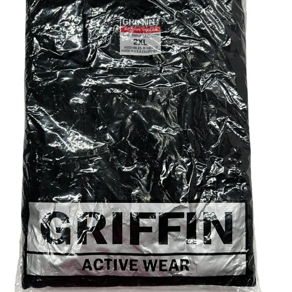 Griffin Active Wear Black Crewneck Tee (2X) - Picture 6 of 6